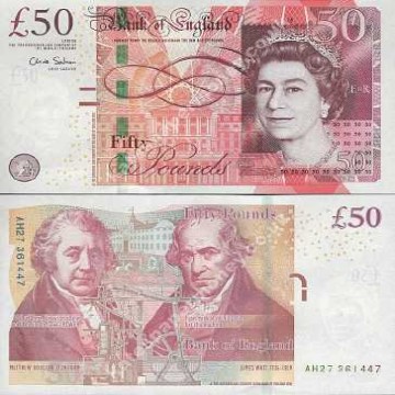 GBP 50 Bills